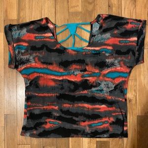 Multi-colored Crop Top